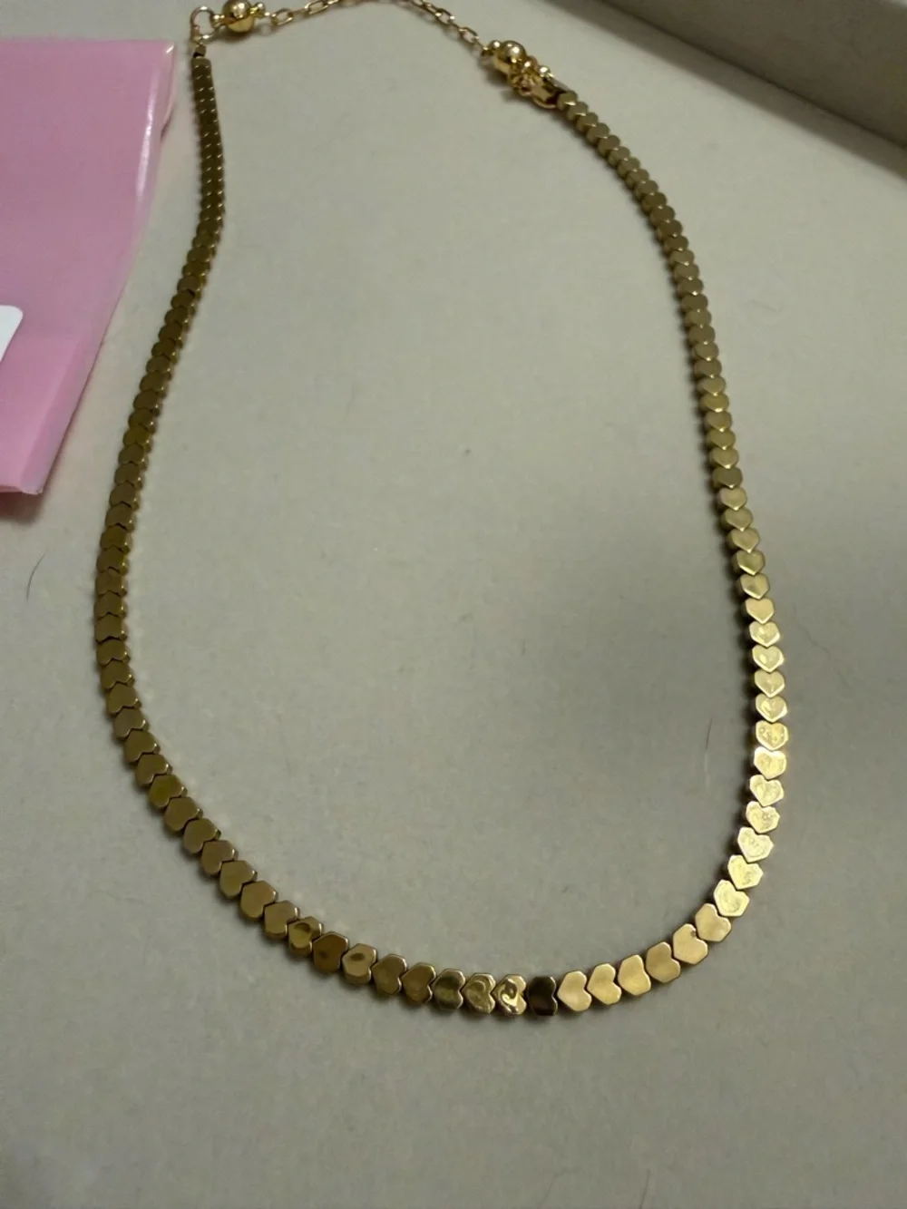 By Alexa Rae - Itsy Bitsy Love Gold Necklace - - Picture 2 of 2
